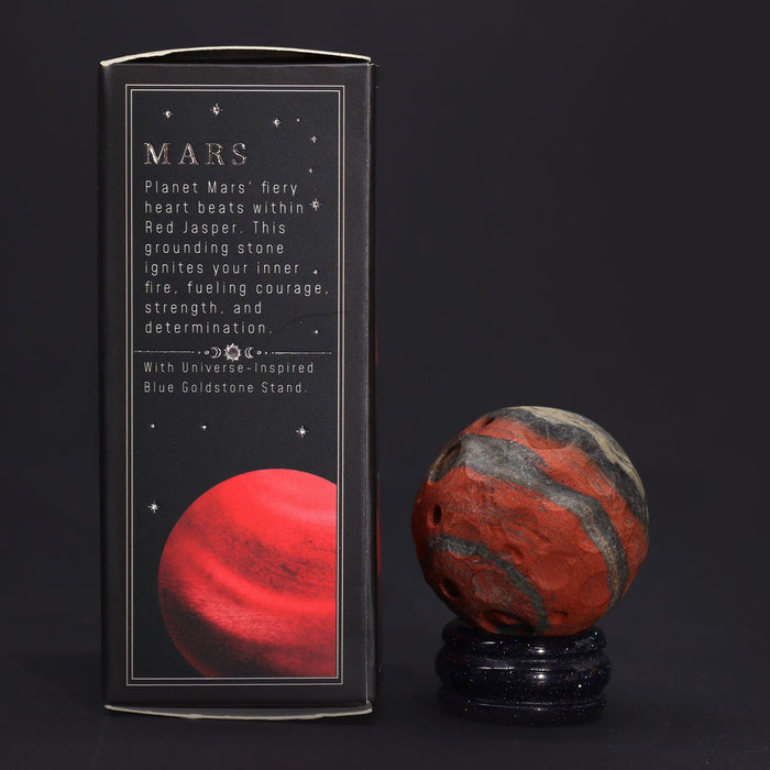 Planeta z kamienia – Mars (jaspis czerwony) — zdjęcie 2
