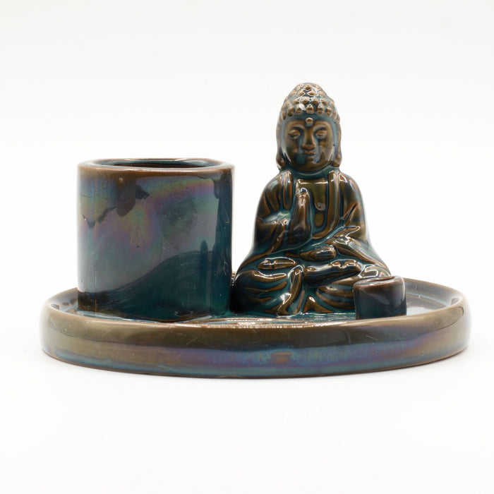 Podstawka ceramiczna Budda – Ceramika niebieska