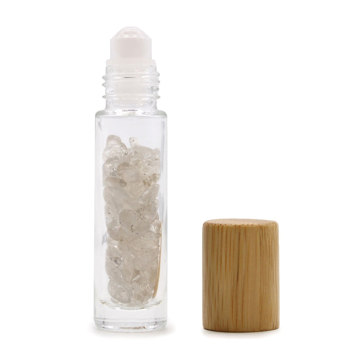 Roller z kamieniem naturalnym 5 ml – Kryształ górski — zdjęcie 2