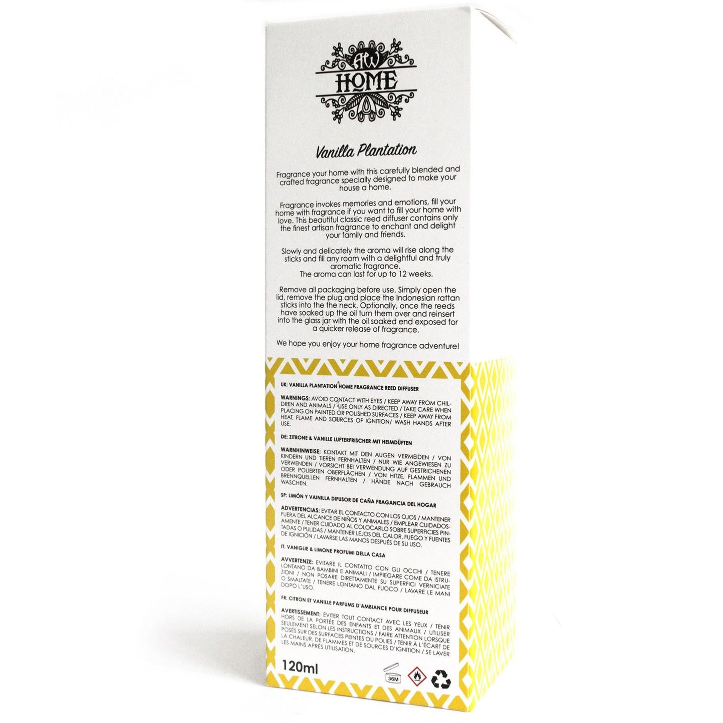 Dyfuzor Zapachowy 120ml – Plantacja Wanilii