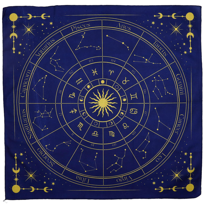 Płachta do rozkładania kart tarota – Zodiak