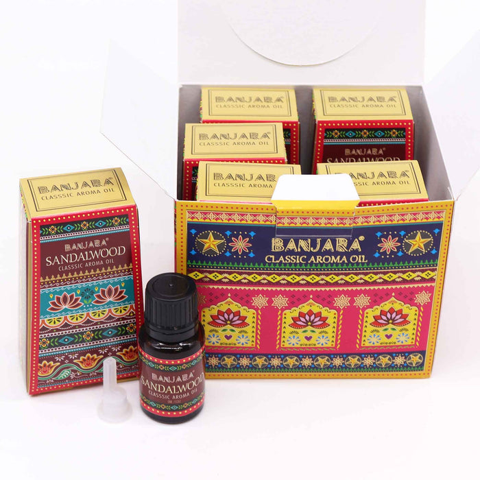 Indyjski olejek Banjara 10 ml – Drzewo sandałowe — zdjęcie 2