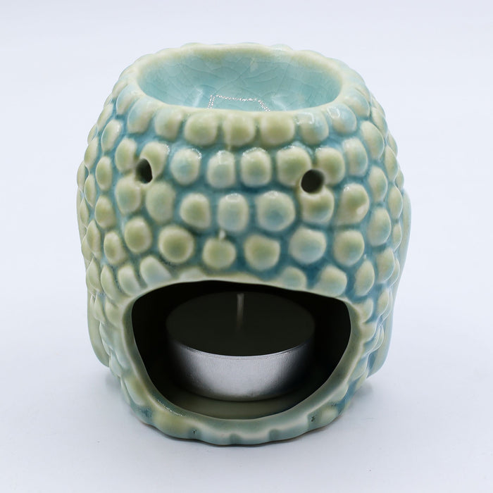 Kominek ceramiczny Budda – Niebieski — zdjęcie 2