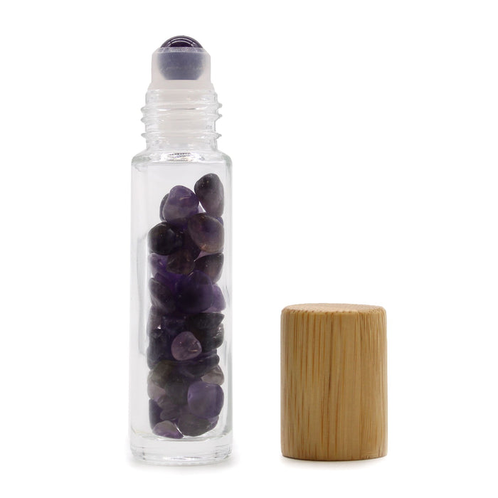 Roller z kamieniem naturalnym 5 ml – Ametyst — zdjęcie 2