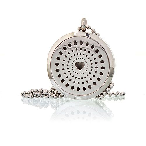 Wisiorek aromaterapeutyczny – Diamentowe serce 30 mm