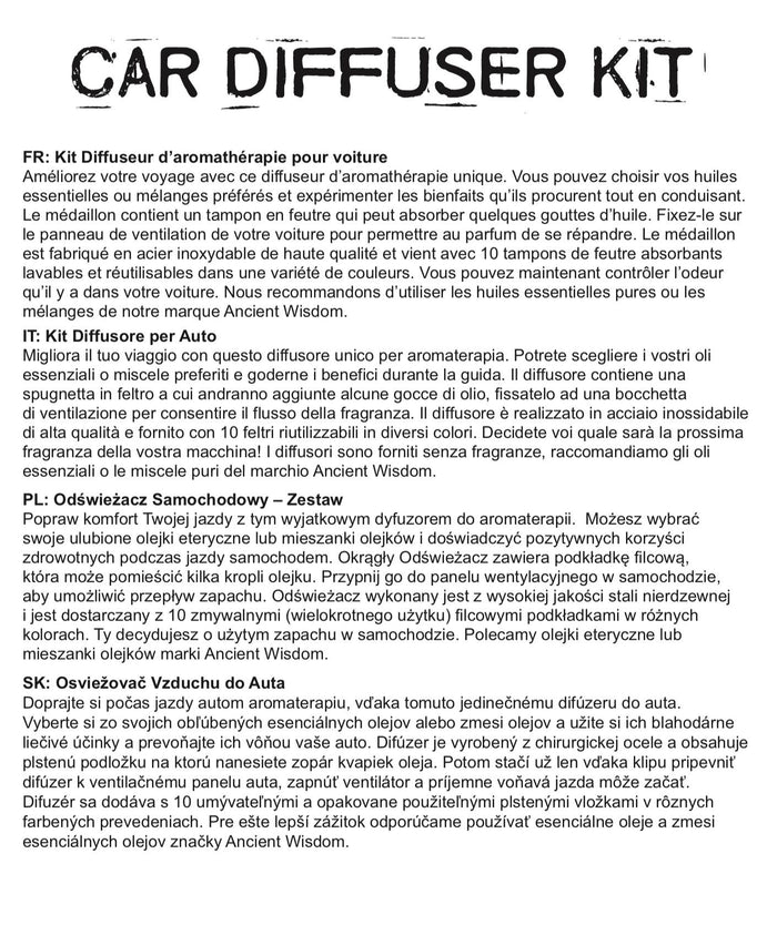 Dyfuzor samochodowy – Hamsa 30 mm — zdjęcie 2