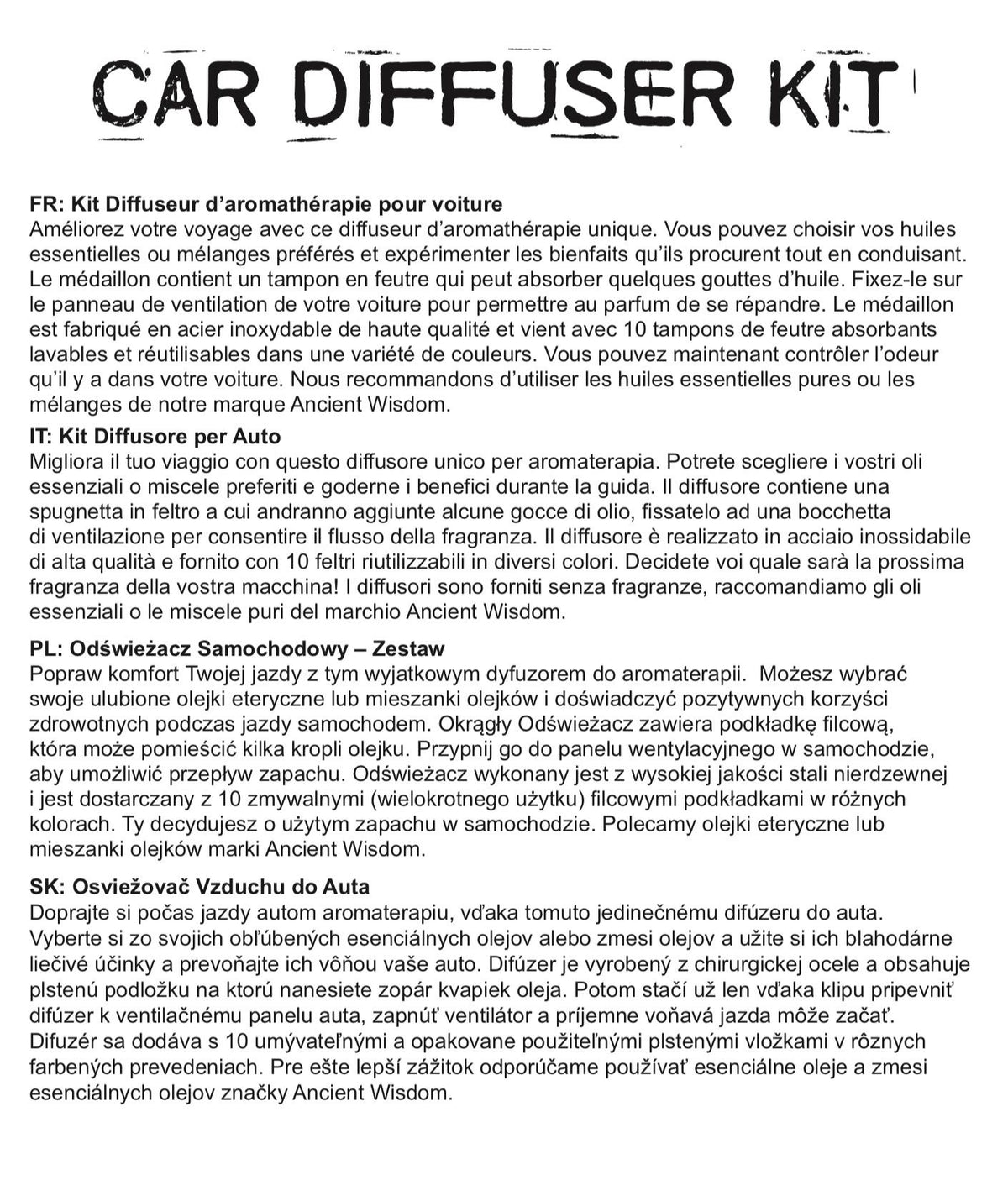 Dyfuzor samochodowy – Lotos Budda 30 mm — zdjęcie 11
