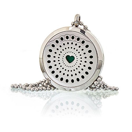 Wisiorek aromaterapeutyczny – Diamentowe serce 30 mm — zdjęcie 2