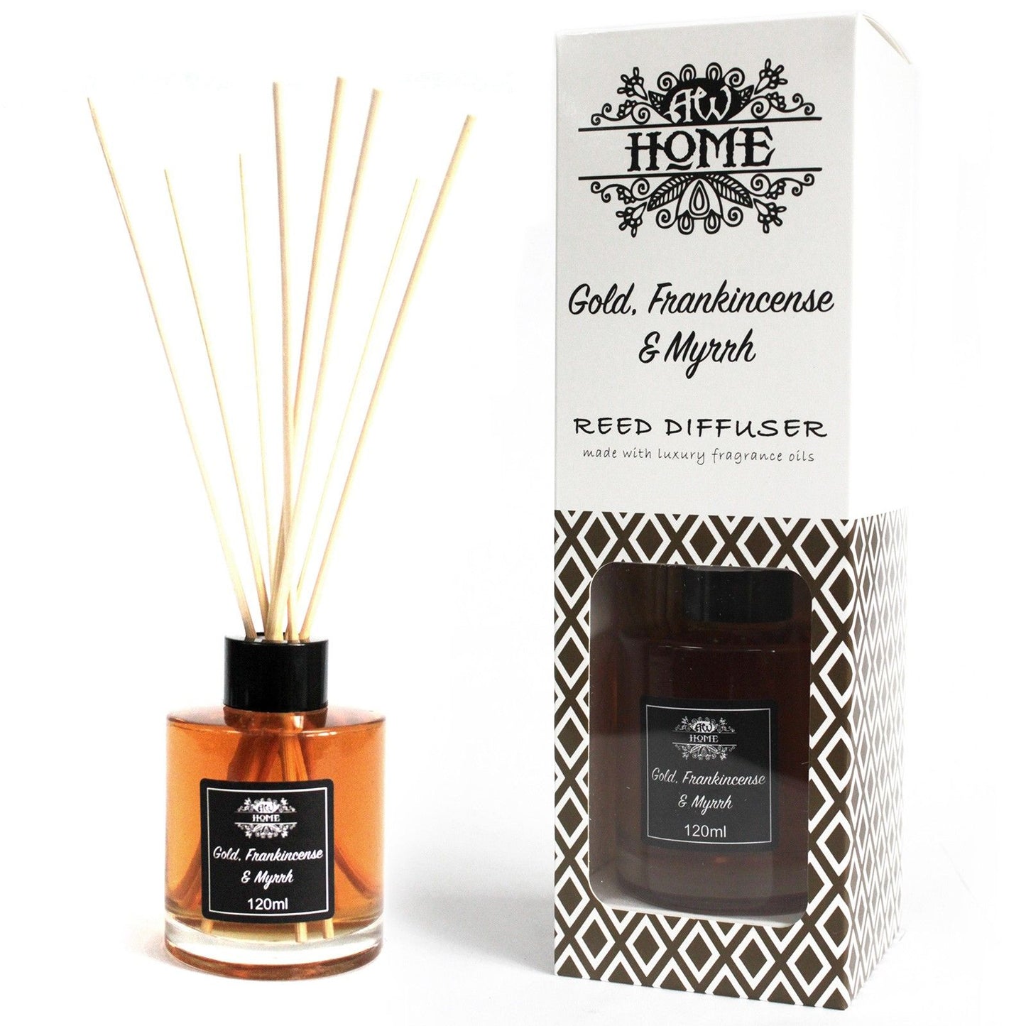 Dyfuzor Zapachowy 120ml – Złoto, Kadzidło i Mirra