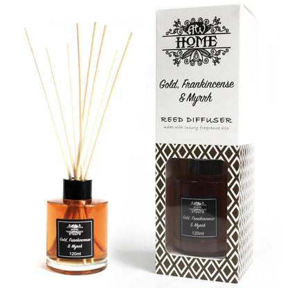 Dyfuzor Zapachowy 120ml – Złoto, Kadzidło i Mirra
