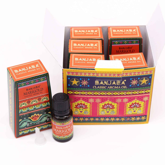 Indyjski olejek Banjara 10 ml – Nagietek — zdjęcie 2