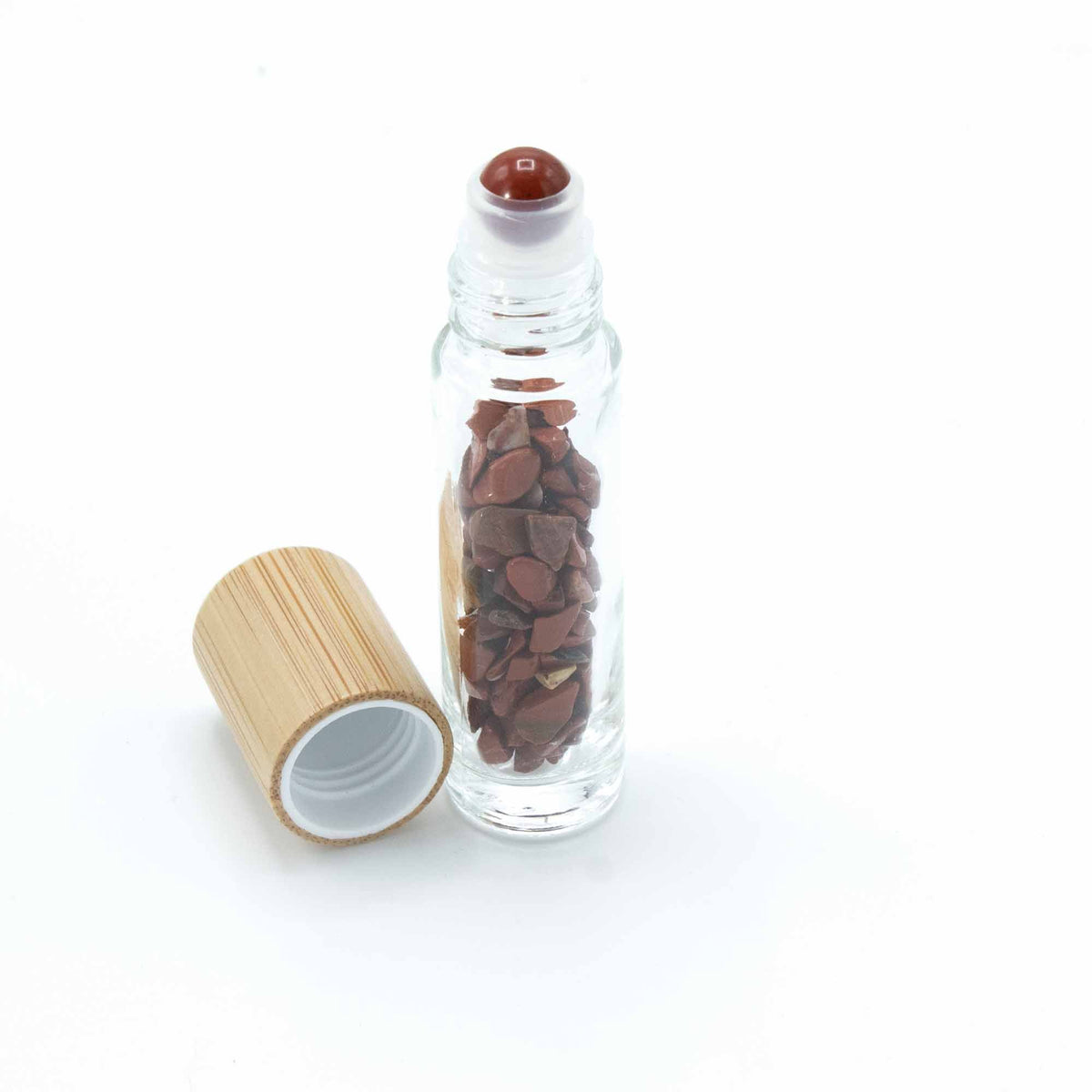 Roller z kamieniem naturalnym 5 ml – Jaspis czerwony — zdjęcie 3