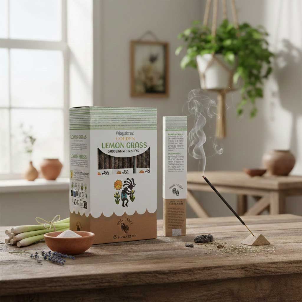 Kadzidło żywiczne 30 g (6 sztuk) – Trawa cytrynowa — zdjęcie 10