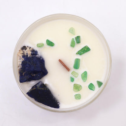 Świeca Kryształowa Czakr – Czakra Gardła