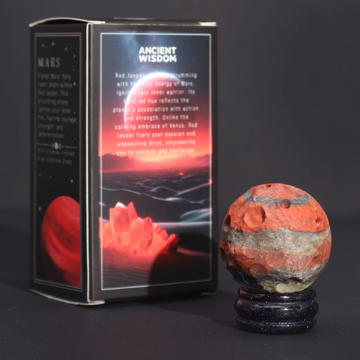Planeta z kamienia – Mars (jaspis czerwony)