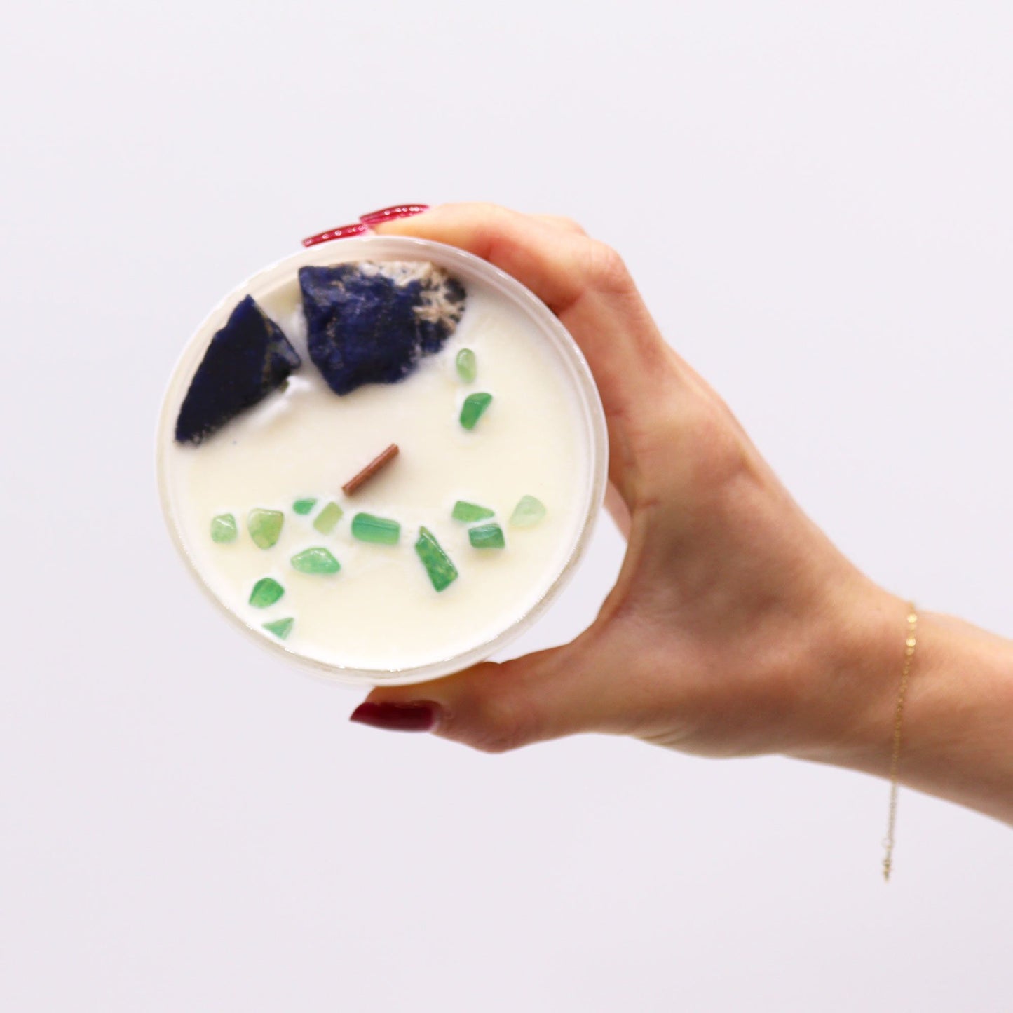 Świeca Kryształowa Czakr – Czakra Gardła