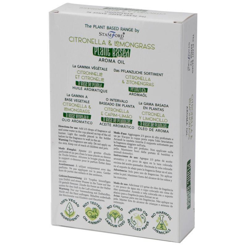 Olejek roślinny 10 ml – Citronella i trawa cytrynowa — zdjęcie 3