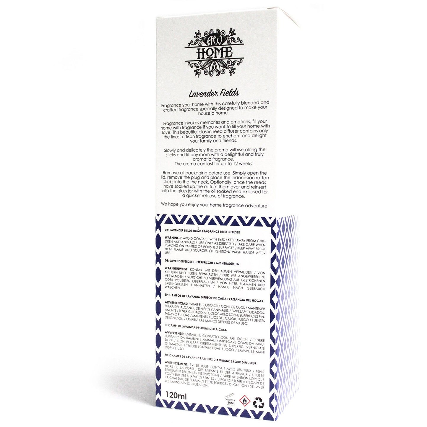 Dyfuzor Zapachowy 120ml – Lawendowe Pola