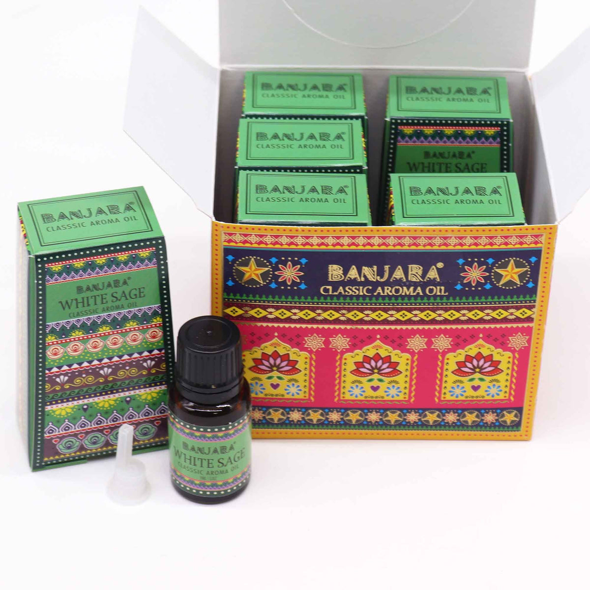 Indyjski olejek Banjara 10 ml – Biała szałwia — zdjęcie 2