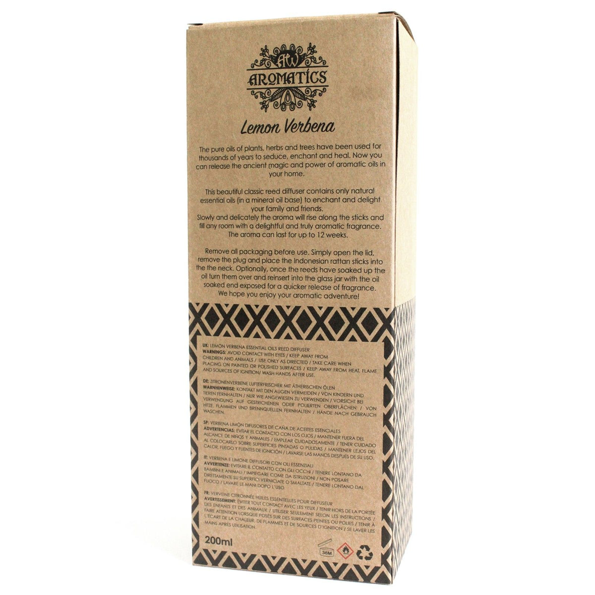 Dyfuzor z olejkami eterycznymi 200 ml – Werbena cytrynowa — zdjęcie 3