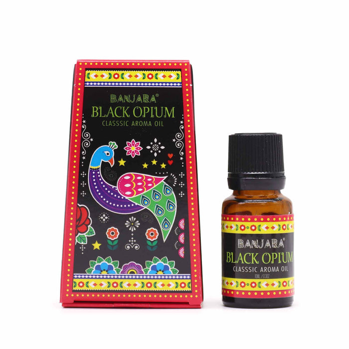 Indyjski olejek Banjara 10 ml – Czarne opium