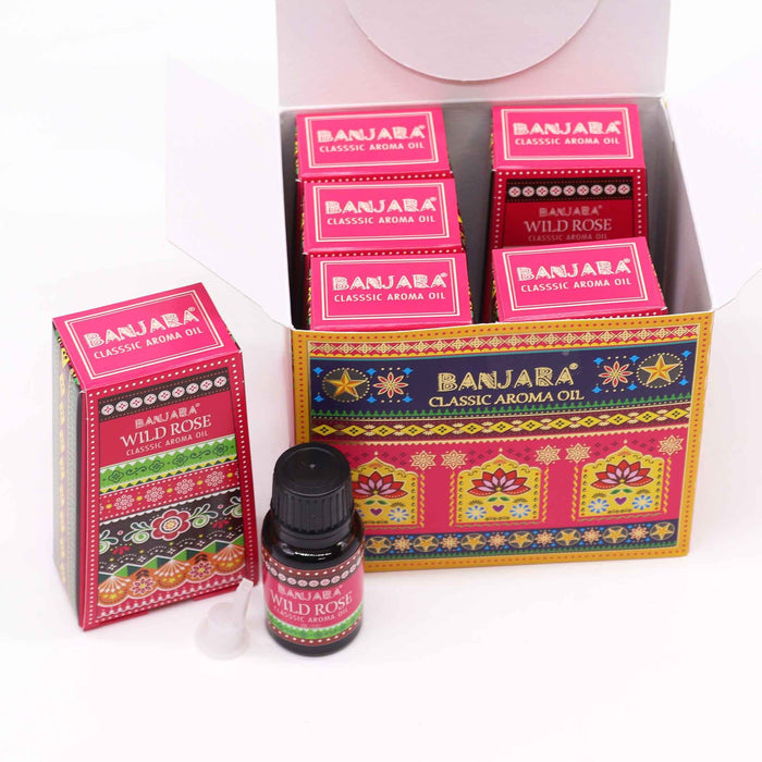 Indyjski olejek Banjara 10 ml – Dzika róża — zdjęcie 2