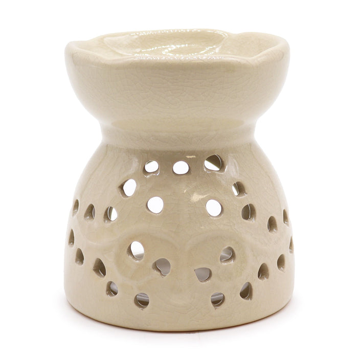 Kominek ceramiczny Drzewo Życia – Kość słoniowa