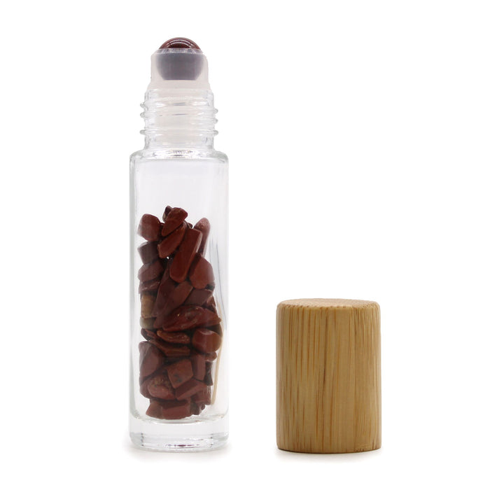 Roller z kamieniem naturalnym 5 ml – Jaspis czerwony — zdjęcie 2