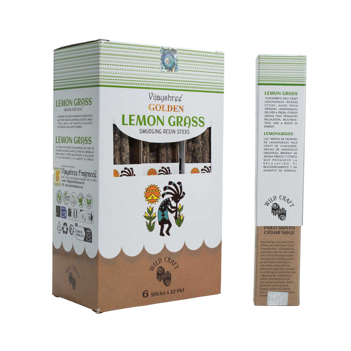 Kadzidło żywiczne 30 g (6 sztuk) – Trawa cytrynowa — zdjęcie 2