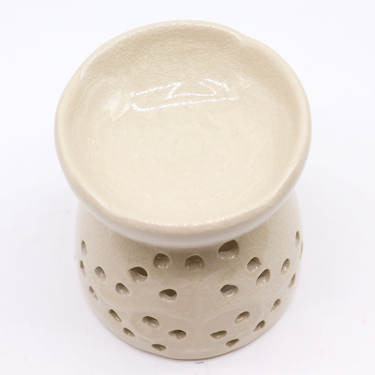 Kominek ceramiczny Drzewo Życia – Kość słoniowa — zdjęcie 6