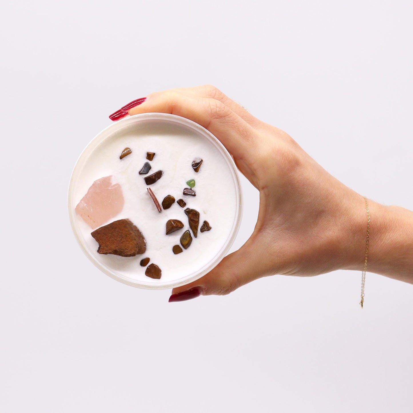 Świeca Kryształowa Czakr – Czakra Sakralna