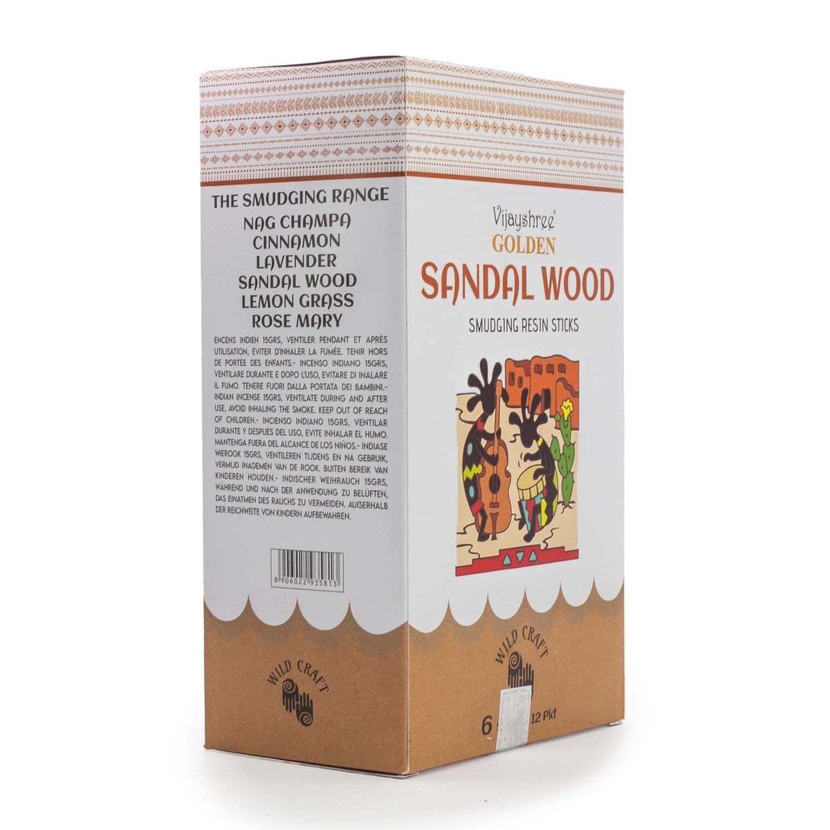 Kadzidło żywiczne 30 g (6 sztuk) – Drzewo sandałowe — zdjęcie 4