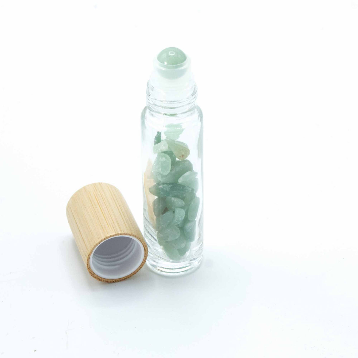 Roller z kamieniem naturalnym 5 ml – Awenturyn — zdjęcie 3