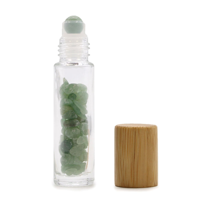 Roller z kamieniem naturalnym 5 ml – Awenturyn — zdjęcie 2