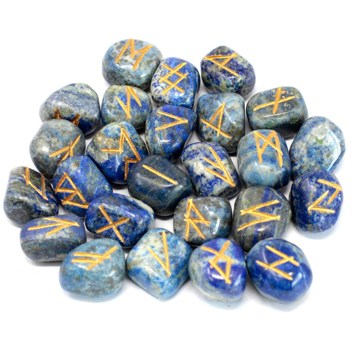 Runy w sakiewce – lapis lazuli — zdjęcie 2