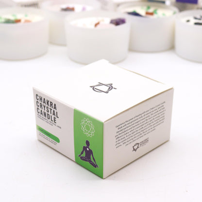 Świeca Kryształowa Czakr – Czakra Serca